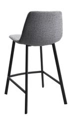 Barkrukken grijs stof Pronto 4 stuks outlet, 4 krukken, Ophalen, 60 tot 90 cm