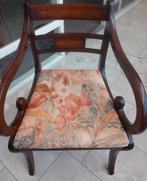 Engelse Mahonie Armstoel Regency Stijl. 1800-1830, Ophalen of Verzenden