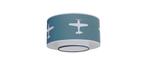 Originele Taftan - Plafondlamp Vliegtuig Ø 35 cm grijs blauw, Kinderen en Baby's, Kinderkamer | Inrichting en Decoratie, Ophalen of Verzenden