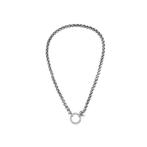 Dottilove Vossenstaart Ketting Dames Wit Gold Plated op RVS, Sieraden, Tassen en Uiterlijk, Overige materialen, Birgitta-Gracht 33, 6465 EL Kerkrade, Nederland