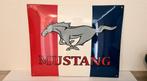 Groot emaille Mustang bord, Ophalen of Verzenden