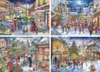 House of Puzzles - Christmas Shopping - 4x500 stukjes, Ophalen of Verzenden, 500 t/m 1500 stukjes, Nieuw, Legpuzzel