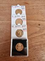Gouden tientjes Willem de Derde 1886., Koning Willem III, Setje, 10 gulden, Goud