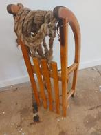 Houten Davos Slee - Brocante Kerstdecoratie, Ophalen of Verzenden
