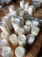 Candles and candle holders for the event, Huis en Inrichting, Woonaccessoires | Kandelaars en Kaarsen, Ophalen of Verzenden, Crème