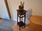 Vintage retro houten plantenstandaard plantentafel, Huis en Inrichting, Woonaccessoires | Zuilen en Pilaren, Ophalen, Gebruikt