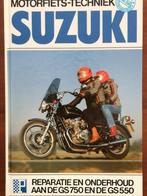 Suzuki GS550 GS750 1976-1982 Motorfietstechniek **NIEUW & NL, Motoren, Handleidingen en Instructieboekjes, Suzuki