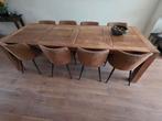 Uitschuifbare eettafel, Ophalen, Gebruikt, 200 cm of meer, 50 tot 100 cm