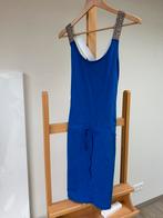 Jurk met panter bandjes maat L, Kleding | Dames, Jurken, Blauw, Maat 42/44 (L), Nieuw, Ophalen of Verzenden