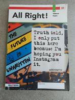 All Right vmbo-gt Engels 4, Ophalen of Verzenden, Zo goed als nieuw