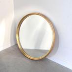 grote ronde vintage spiegel jaren 50 60 70, Ophalen, Gebruikt, Rond, 75 tot 100 cm