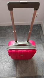 Mooie Roze Handbagage Koffer, Sieraden, Tassen en Uiterlijk, Koffers, Ophalen, Uitschuifbare handgreep, Hard kunststof, Minder dan 50 cm