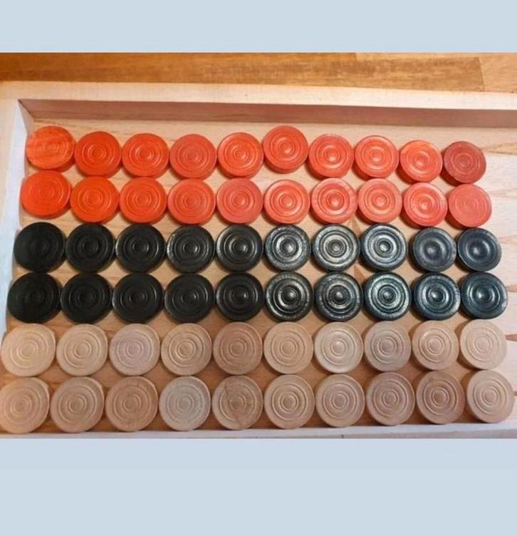 Damschijven, damstenen,  dammen, Hobby en Vrije tijd, Gezelschapsspellen | Bordspellen, Gebruikt, Drie of vier spelers, Ophalen of Verzenden