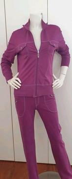 2-DELIG PAK JACK+PANTALON MT M MISS&MAX, Ophalen of Verzenden, Zo goed als nieuw, Maat 38/40 (M), Paars