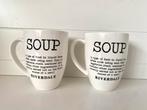 Riverdale XXL Soep mokken 2 stuks, Huis en Inrichting, Keuken | Servies, Keramiek, Ophalen of Verzenden, Zo goed als nieuw, Kom(men)