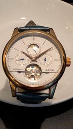 Tourbillion Horloge, Ophalen of Verzenden, Zo goed als nieuw, Leer, Overige merken