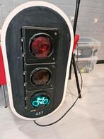 Vintage Stoplicht fiets afbeelding! Werkend!, Ophalen