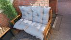 Taupe tuinkussens 100x50, Ophalen, Nieuw, Bank