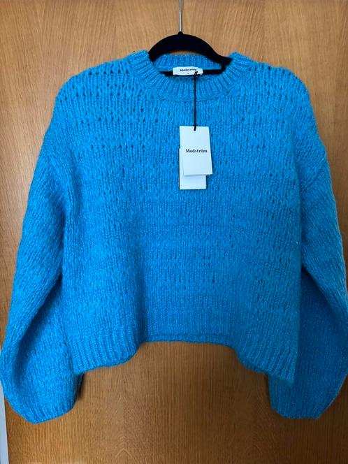 * nieuw * prachtige wollen trui Mödstrom mt M Grover MD, Kleding | Dames, Truien en Vesten, Nieuw, Maat 38/40 (M), Blauw, Ophalen of Verzenden