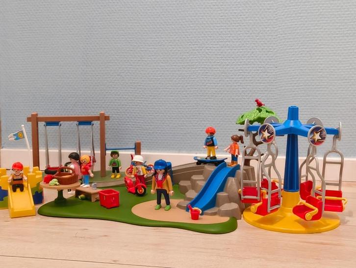 playmobil speeltuin + Kinderboerdeij, Kinderen en Baby's, Speelgoed | Playmobil, Zo goed als nieuw, Complete set, Ophalen