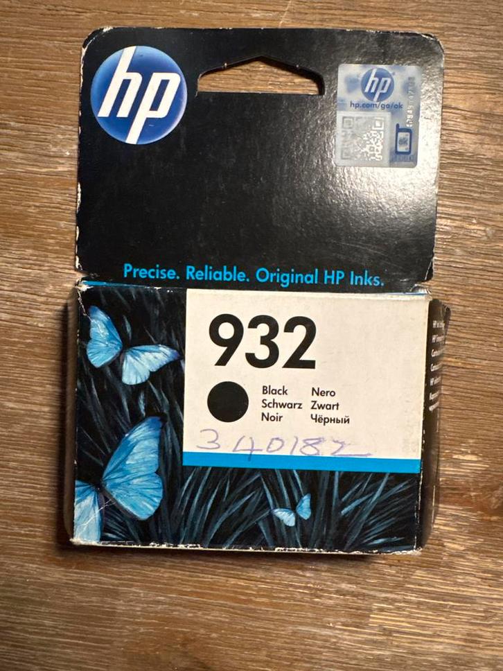 HP 932 Zwart Cartridge - Nieuw in Verpakking, Computers en Software, Printerbenodigdheden, Nieuw, Cartridge, Ophalen of Verzenden