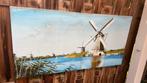 Hollandse molen canvas / landschap 120x60 cm, Tuin en Terras, Ophalen, Gebruikt