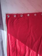 2 Curtains red, Ophalen of Verzenden, Zo goed als nieuw, 50 tot 100 cm, Minder dan 100 cm