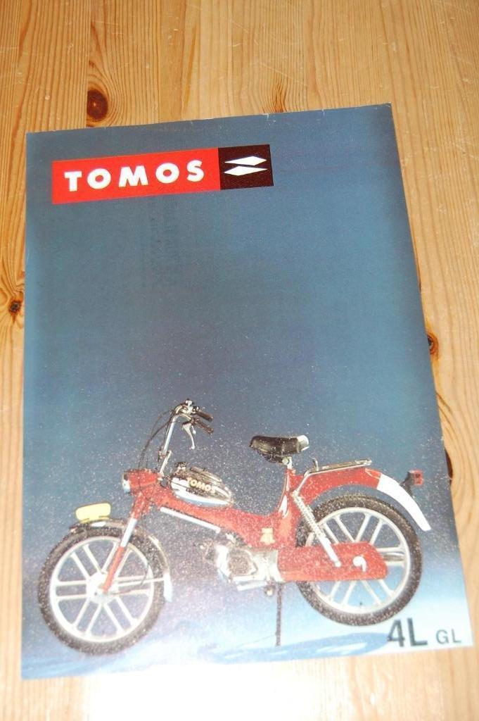 Tomos 4L GL, Fietsen en Brommers, Handleidingen en Instructieboekjes, Ophalen of Verzenden