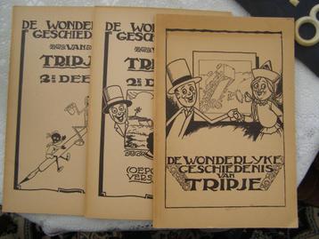 stripboek De wonderlijke geschiedenis van Tripje deel 1,2,3  beschikbaar voor biedingen