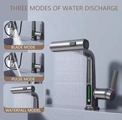 moderne temperatuur meter kraan, Doe-het-zelf en Verbouw, Sanitair, Nieuw, Kraan, Ophalen of Verzenden