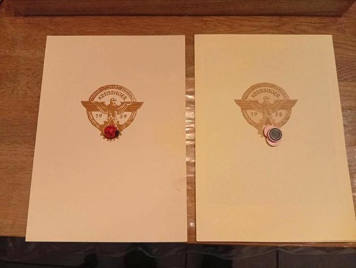 WW2 Kreissieger 1938/39 Documenten, Verzamelen, Militaria | Algemeen, Overige soorten, Boek of Tijdschrift, Duitsland, Ophalen of Verzenden