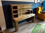Steigerhouten Kinderwerkbank - Stoer & Handgemaakt!, Huis en Inrichting, Ophalen, Zo goed als nieuw, Bureau