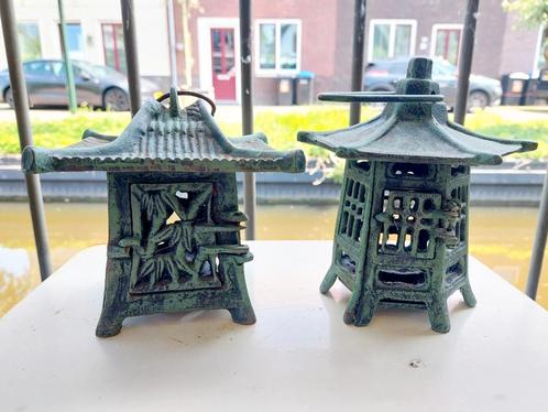 Prachtige gietijzeren/bronzen pagode's Prijs per stuk!, Antiek en Kunst, Kunst | Niet-Westerse kunst, Ophalen of Verzenden