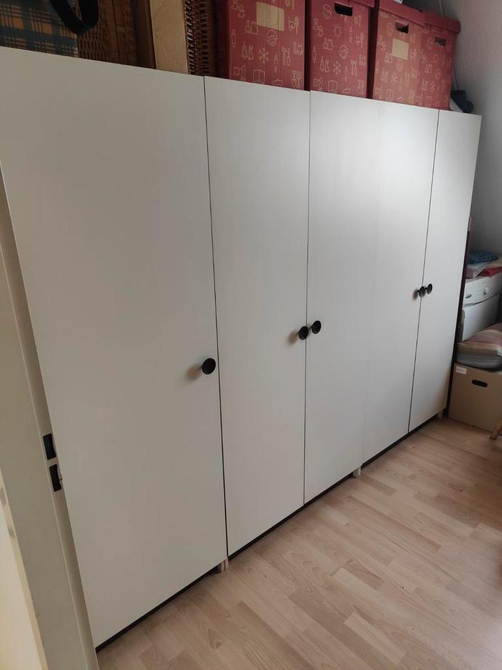 Vintage Kastenwand, Huis en Inrichting, Kasten | Kledingkasten, Gebruikt, 200 cm of meer, 200 cm of meer, 50 tot 75 cm, Met deur(en)