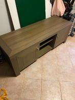 Tv meubel lime groen hout Gratis afhalen!, 150 tot 200 cm, Ophalen of Verzenden, Zo goed als nieuw, Minder dan 100 cm