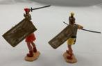 Timpo Toys Swoppets 2x Romeinen Plastic Soldaatjes Set 1:32, Verzamelen, Poppetjes en Figuurtjes, Gebruikt, Ophalen of Verzenden