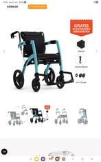 Rollz.  Rolstoel en rollator in één. Turqoise., Diversen, Rolstoelen, Ophalen, Zo goed als nieuw, Duwrolstoel