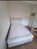 Boxspring 140x200, Huis en Inrichting, Slaapkamer | Boxsprings, Ophalen, Crème, Gebruikt, 140 cm