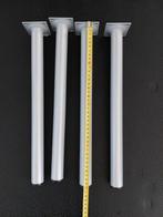 4 tafelpoten, licht grijs, h. 40 cm, Ophalen, Minder dan 50 cm, Rond, Minder dan 50 cm