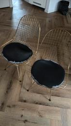 Gold chairs, Huis en Inrichting, Stoelen, Ophalen, Gebruikt, Twee, Overige kleuren