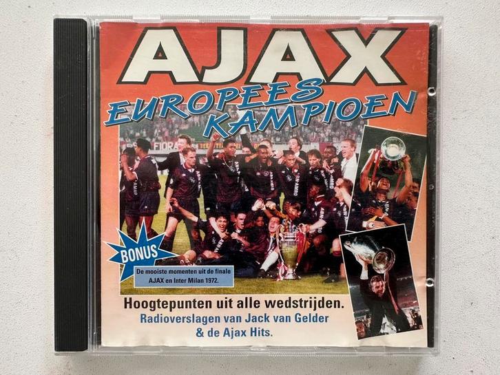 AJAX - Hoogtepunten Europees kampioen, zie beschrijving, Cd's en Dvd's, Cd's | Nederlandstalig, Zo goed als nieuw, Ophalen of Verzenden