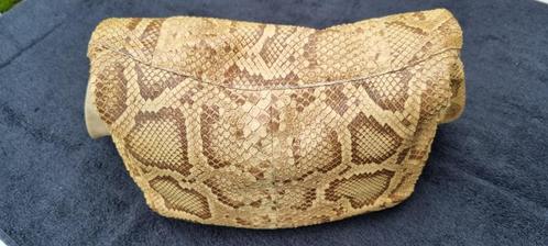 crossbody damestas echt Python, Sieraden, Tassen en Uiterlijk, Tassen | Schoudertassen, Zo goed als nieuw, Overige merken, Beige