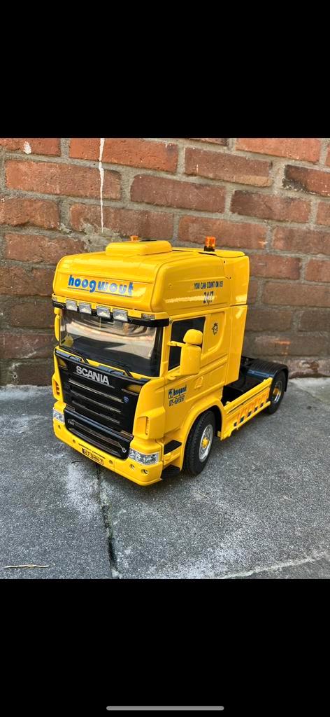 Hoogwout Scania Tamiya, Hobby en Vrije tijd, Modelbouw | Radiografisch | Auto's, Zo goed als nieuw, Auto onroad, Elektro, Schaal 1:14