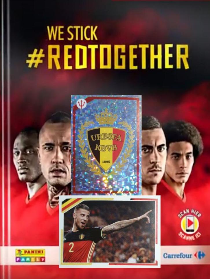 Belgian Red Devils - We stick redtogether 2018 - 569 sticker, Verzamelen, Stickers, Nieuw, Sport