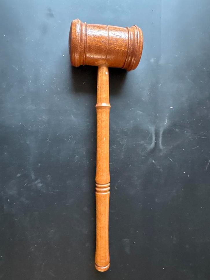 Antieke Houten Voorzitters Hamer Groot Formaat V, Antiek en Kunst, Antiek | Gereedschap en Instrumenten, Ophalen of Verzenden