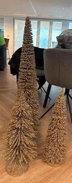3x gouden kerstbomen van riviera maison, Ophalen, Zo goed als nieuw