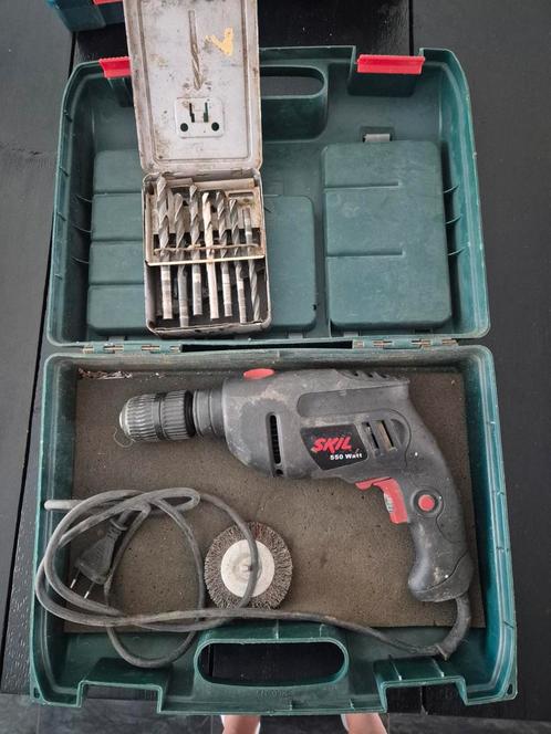Skil 6280 Boormachine met Accessoires, Doe-het-zelf en Verbouw, Gereedschap | Boormachines, Gebruikt, Boormachine, 400 tot 600 watt