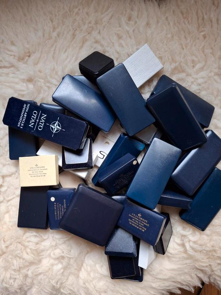 Medaille doosjes, Verzamelen, Militaria | Algemeen, Landmacht, Overige typen, Nederland, Ophalen of Verzenden