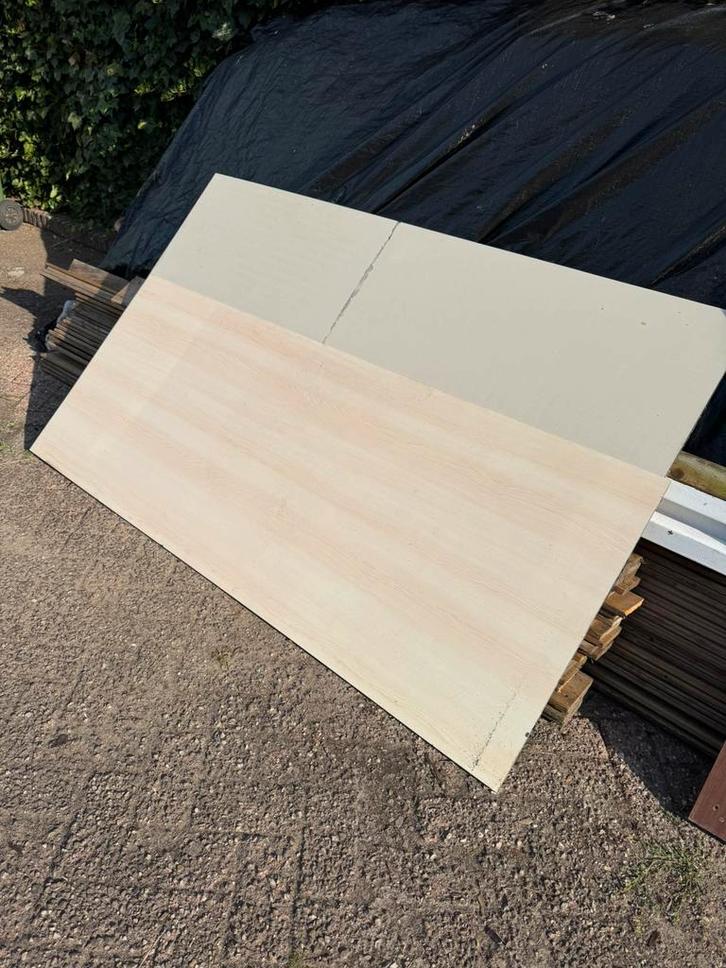 8 Trespa / HPL platen dikte 12 en 10 mm, Doe-het-zelf en Verbouw, Platen en Panelen, Gebruikt, HPL, Minder dan 20 mm, Ophalen