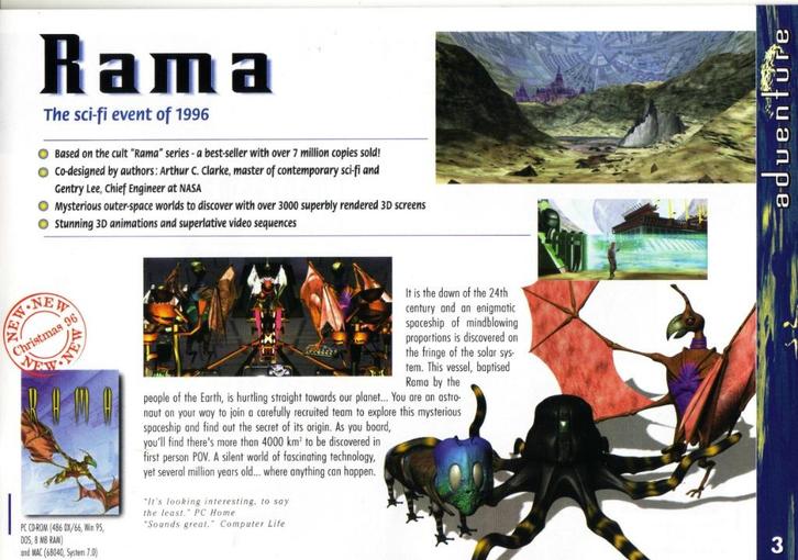 Vintage CD-rom PC-game Rama van Sierra 3 CD-roms in big box, Spelcomputers en Games, Games | Pc, Zo goed als nieuw, Avontuur en Actie